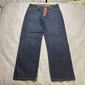 Vintage Sean John Men Baggy Wide-Leg Denim Jeans Blue 38x34 Hip Hop Raw